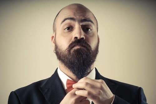 kaal en baard